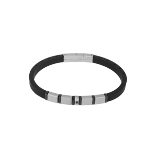 Men's Bracelet Visetti DI-BR076B Steel 316L-Silicone